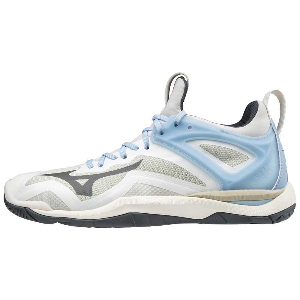 Damske Hadzanarske Tenisky Mizuno Wave Mirage 3 Biele/Siva Vypredaj PBQO01695